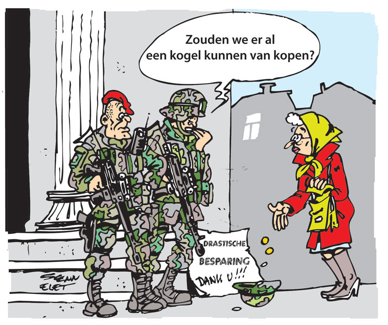 Cartoon Drastische besparingen