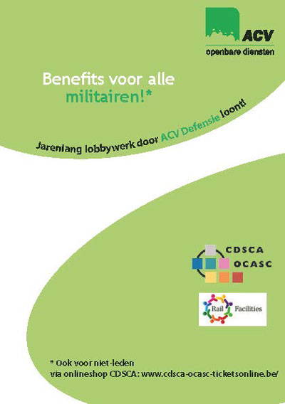 Benefits voor alle militairen