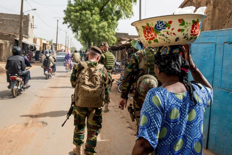 Patrouille in Afrika