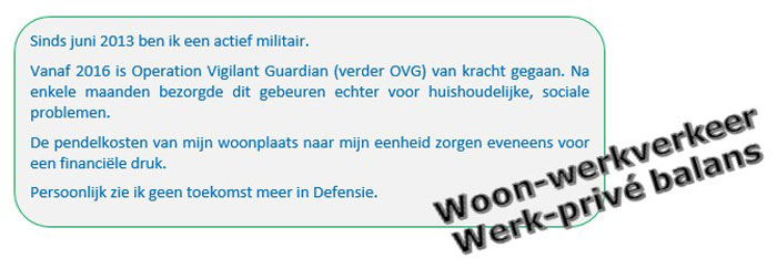 Motivatie ontslagaanvraag
