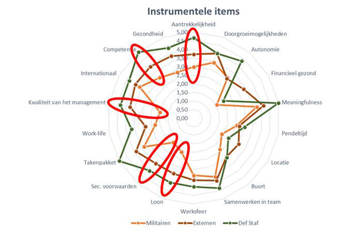Instrumentele items pijnpunten